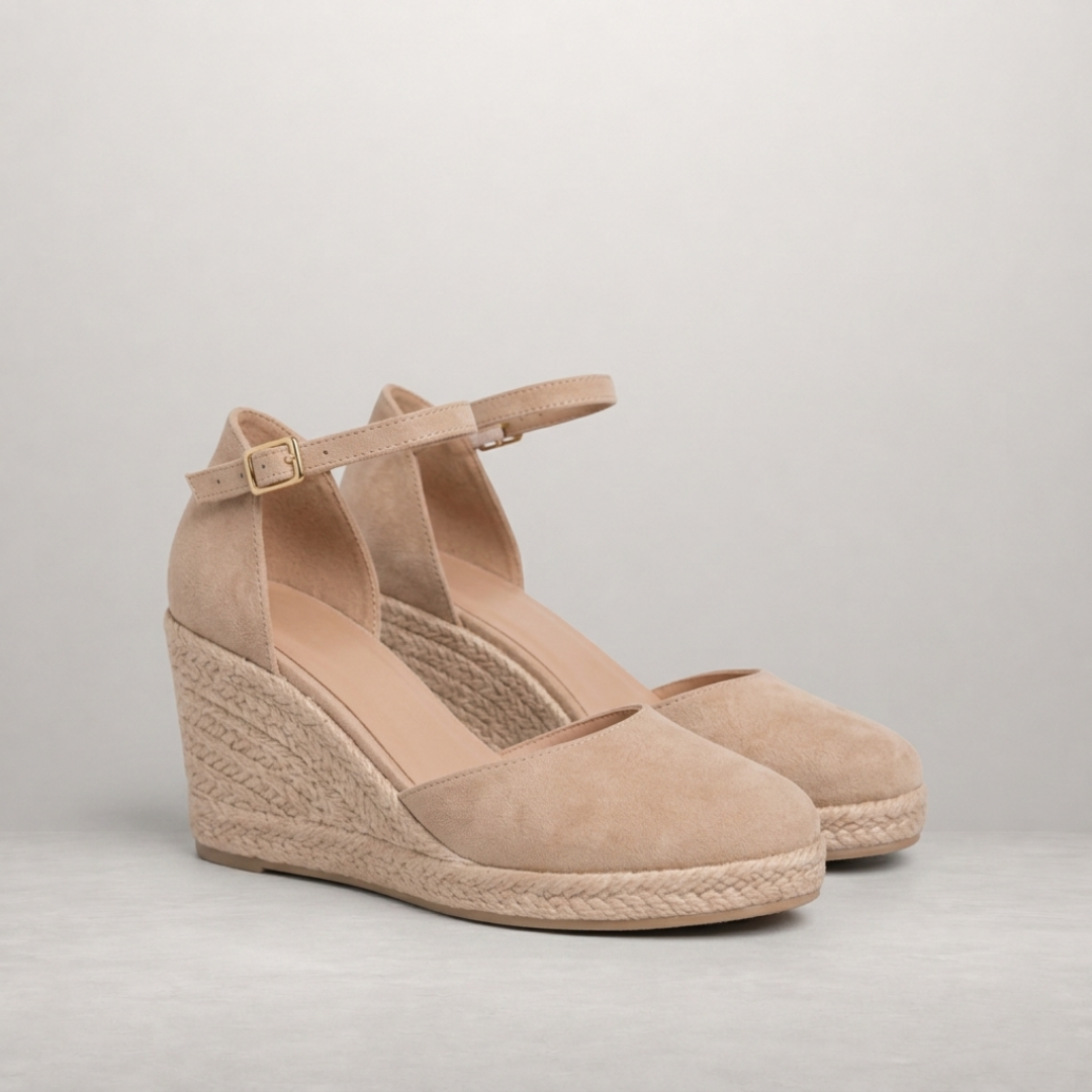 Lina – Elegante Espadrille Sleehakken