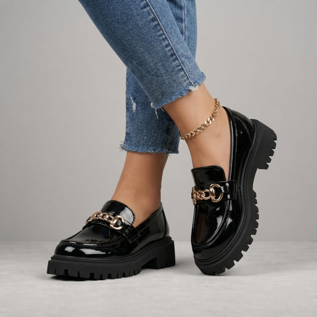 Fleur – Luxe Plateau Loafers