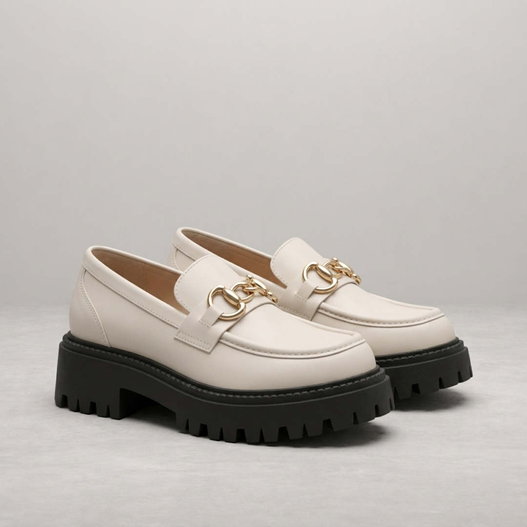 Fleur – Luxe Plateau Loafers